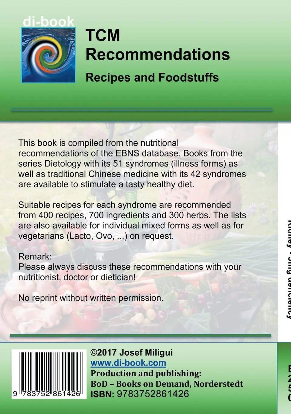 Rückseite: 9783752861426 | TCM - Kidney - Jing deficiency | E250 TCM - Kidney - Jing deficiency