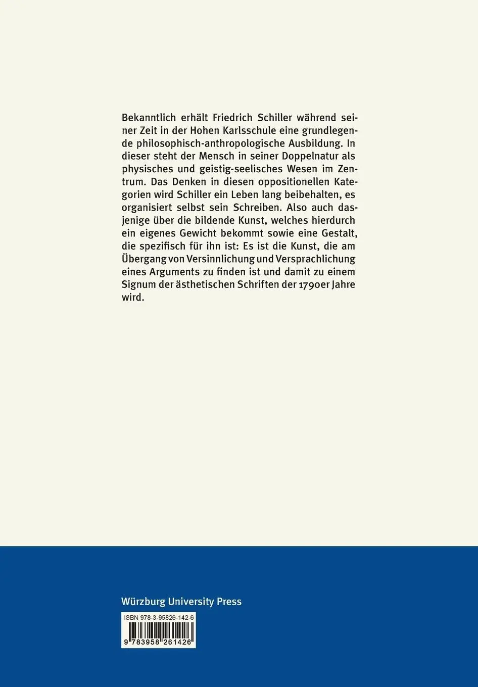 Rückseite: 9783958261426 | Schillers Denkbilder | Die Kunst in den ästhetischen Schriften | Hauck