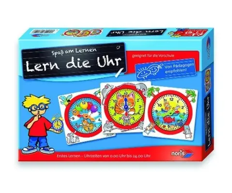 Cover: 4000826061526 | Lern die Uhr | Spiel | 606076152 | Deutsch | 2017 | Noris Spiele GmbH