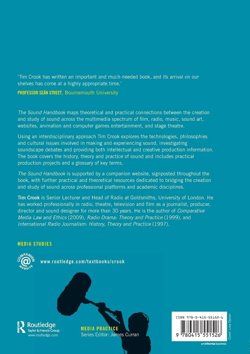 Rückseite: 9780415551526 | The Sound Handbook | Tim Crook | Taschenbuch | Englisch | 2011