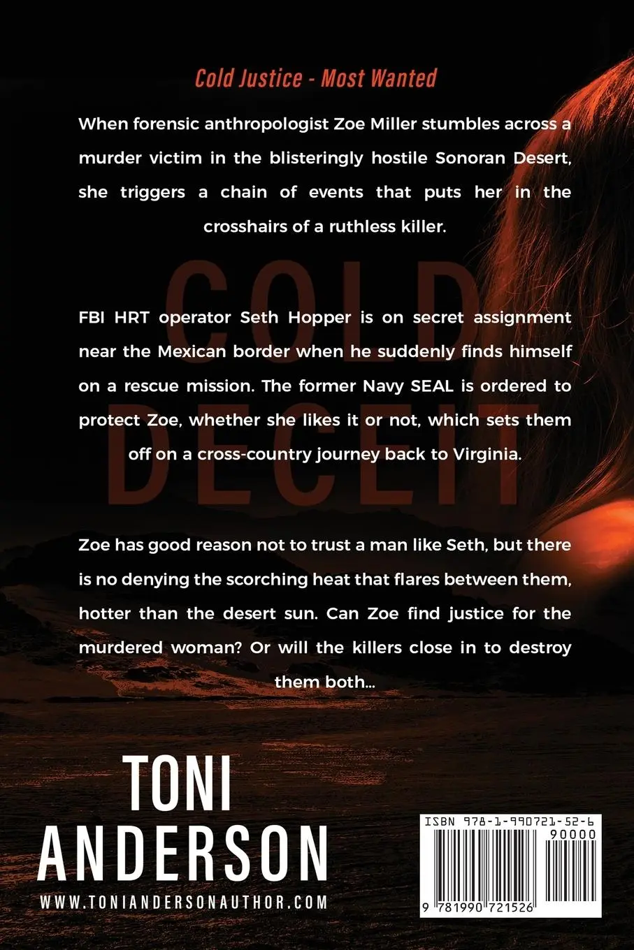 Rückseite: 9781990721526 | Cold Deceit | Large Print | Toni Anderson | Taschenbuch | Englisch