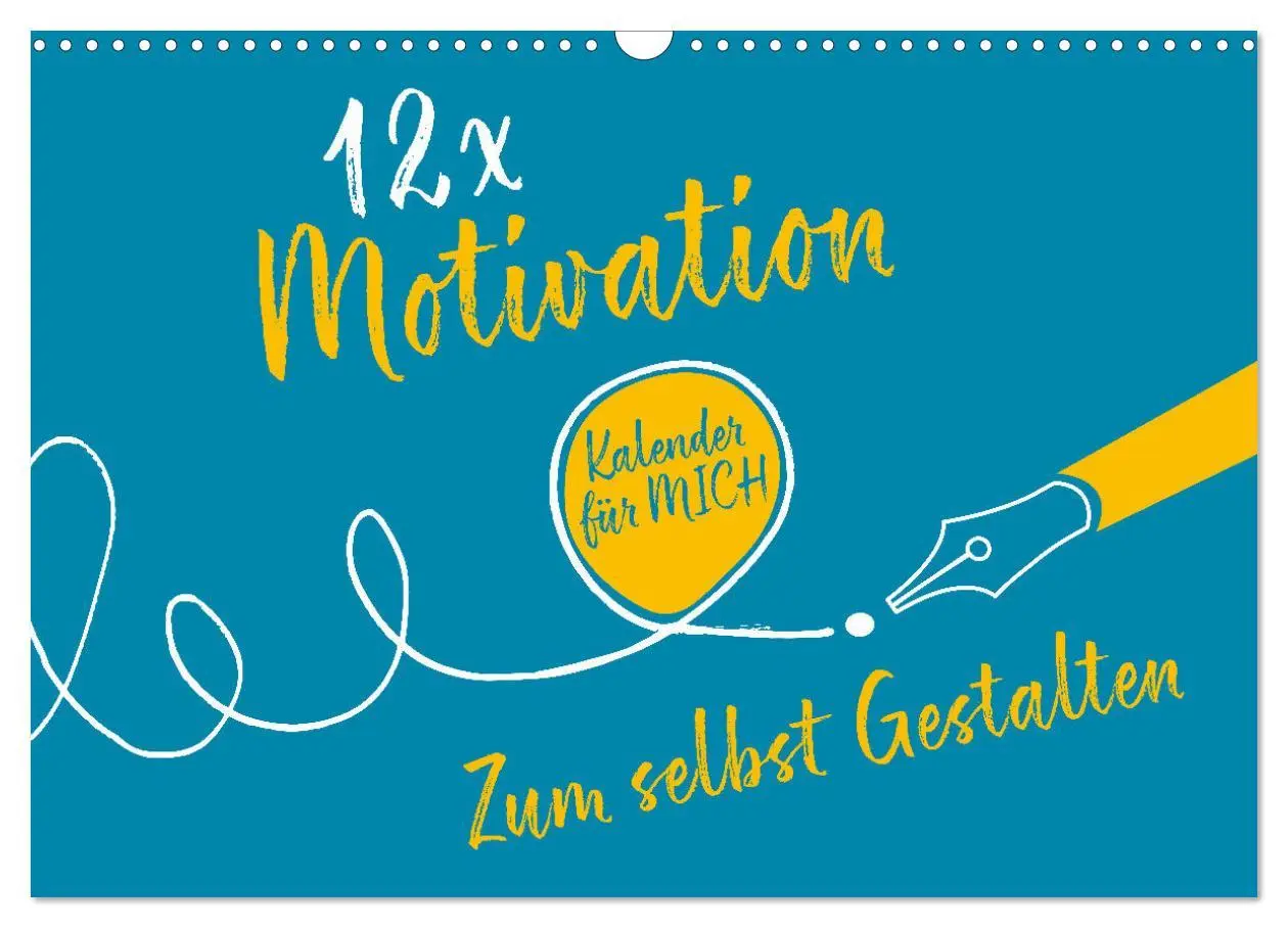 Cover: 9783383891526 | 12 x Motivation - Bastelkalender (Wandkalender 2025 DIN A3 quer),...