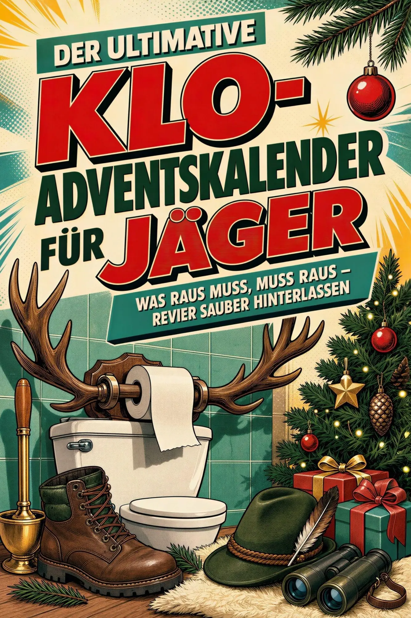 Cover: 9783696111526 | Der ultimative Klo-Adventskalender für Jäger | Julia Werner | Buch