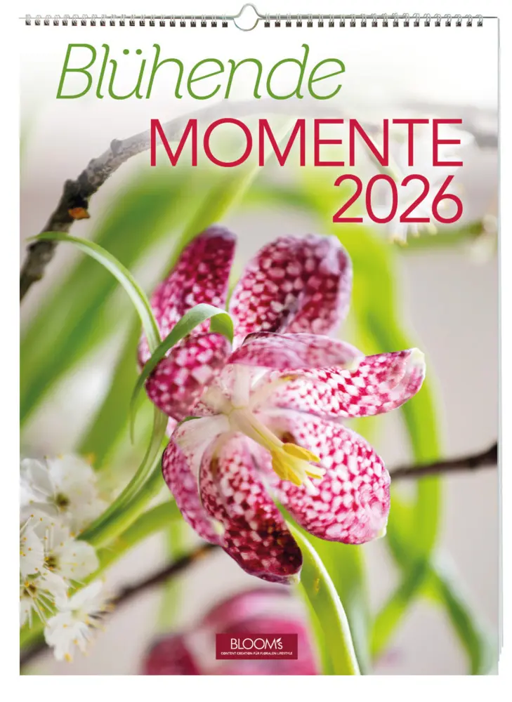 Cover: 9783965631526 | Blühende Momente 2026 | BLOOM's Wandkalender | Team BLOOM's | Kalender
