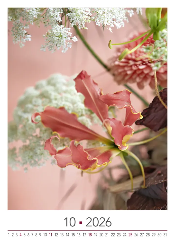 Bild: 9783965631526 | Blühende Momente 2026 | BLOOM's Wandkalender | Team BLOOM's | Kalender