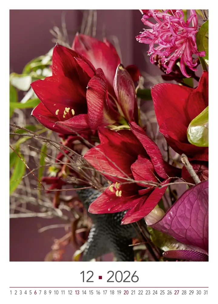 Bild: 9783965631526 | Blühende Momente 2026 | BLOOM's Wandkalender | Team BLOOM's | Kalender