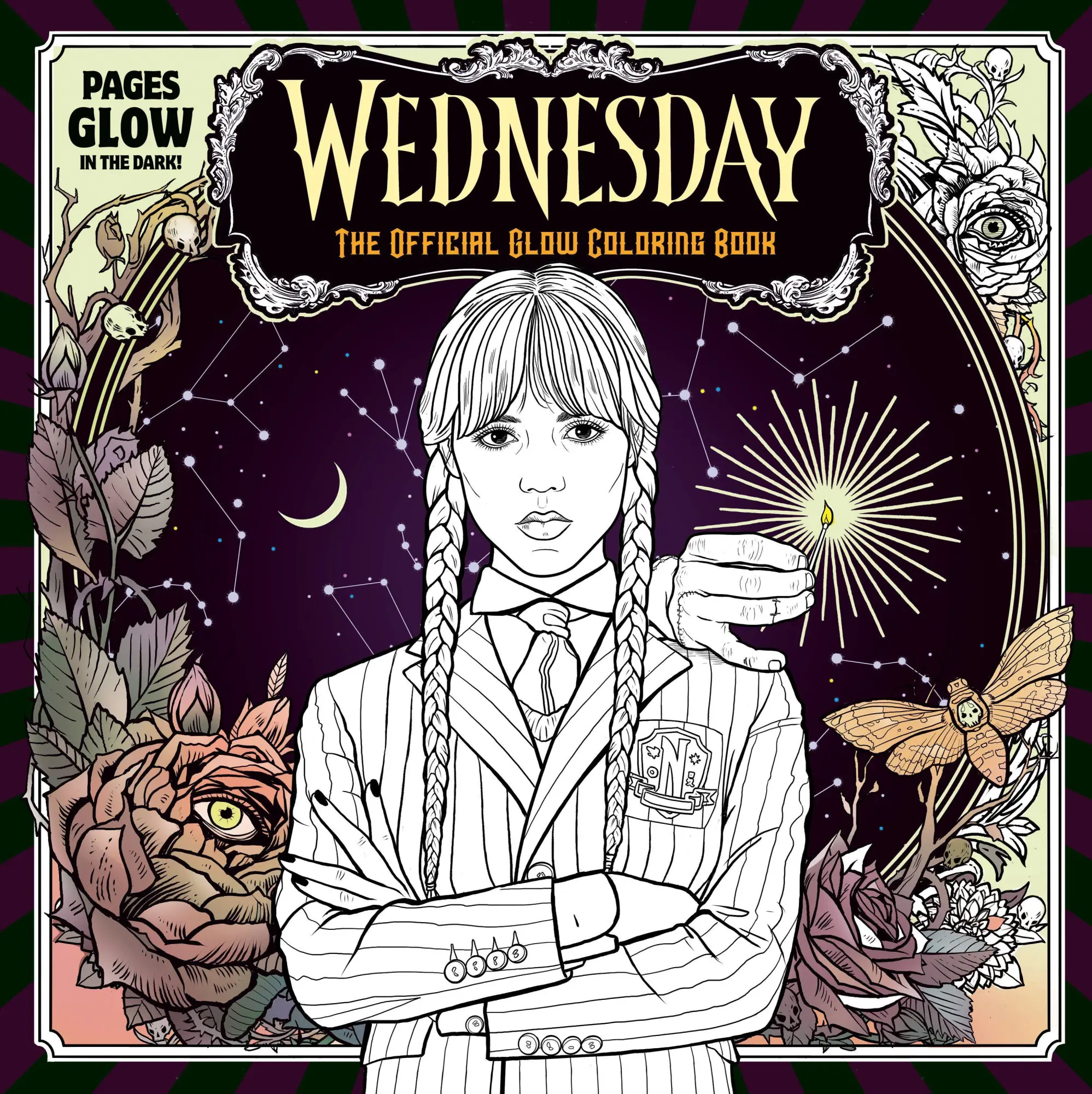 Cover: 9798217121526 | Wednesday Official Glow Coloring Book | Random House | Taschenbuch