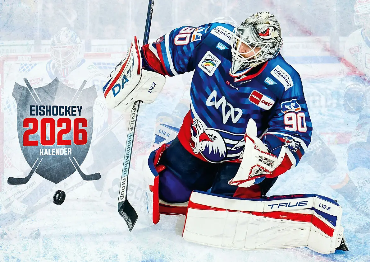 Cover: 9798893611526 | Eishockey 2026 Kalender | Mit den Stars der DEL | Kalender | 14 S.