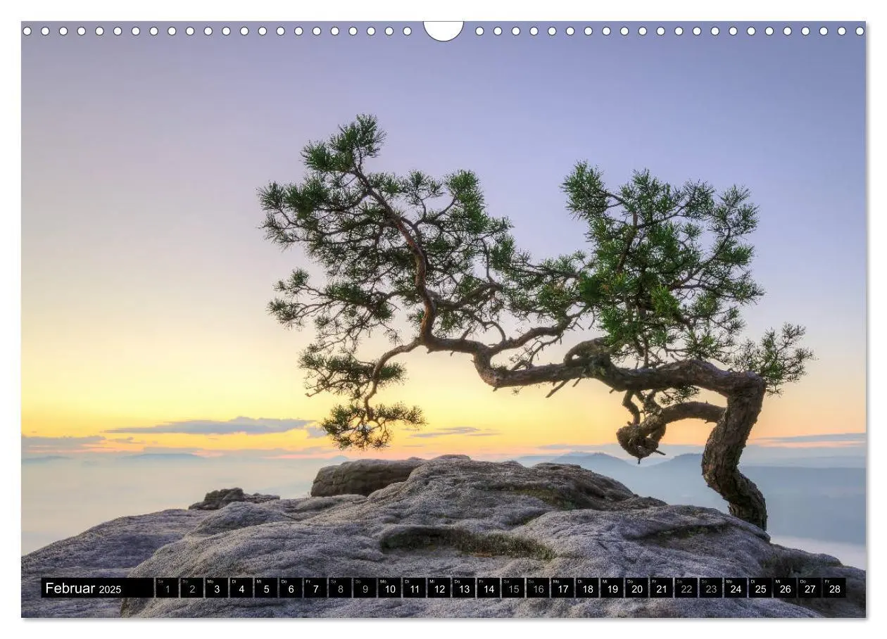 Bild: 9783435351626 | Wunderschönes Elbsandsteingebirge (Wandkalender 2025 DIN A3 quer),...