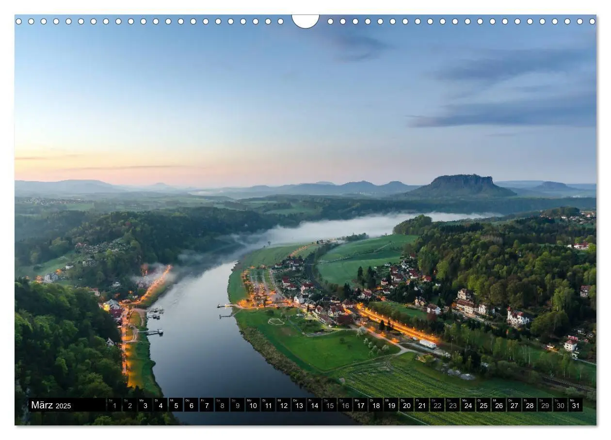 Bild: 9783435351626 | Wunderschönes Elbsandsteingebirge (Wandkalender 2025 DIN A3 quer),...