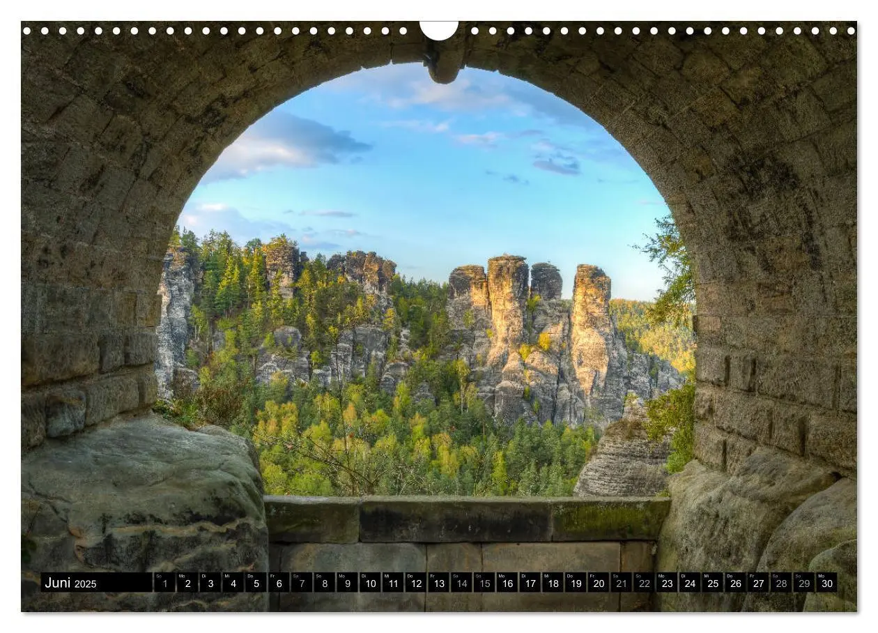 Bild: 9783435351626 | Wunderschönes Elbsandsteingebirge (Wandkalender 2025 DIN A3 quer),...