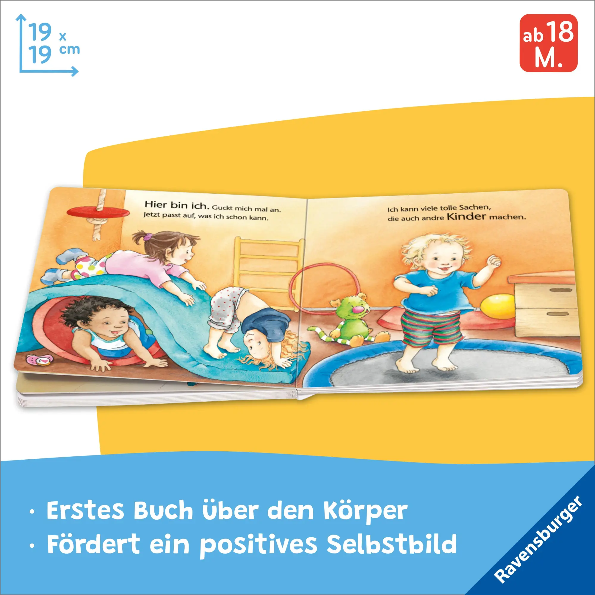 Bild: 9783473421626 | Augen, Bauch und Hände | Mein erstes Körperbuch | Regina Schwarz