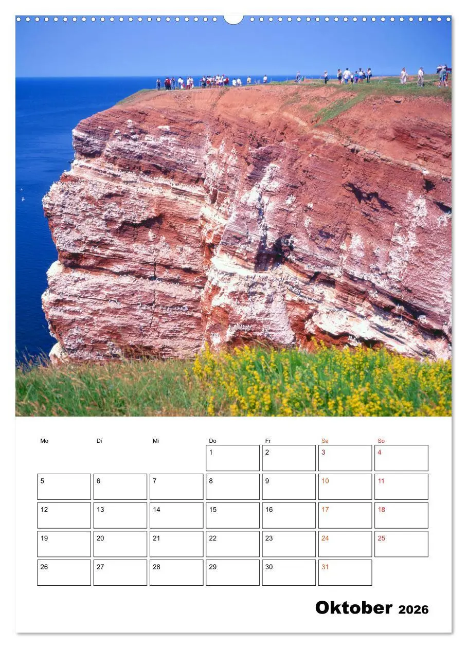 Bild: 9783516391626 | Helgoland, Perle der Nordsee (Wandkalender 2026 DIN A2 hoch),...