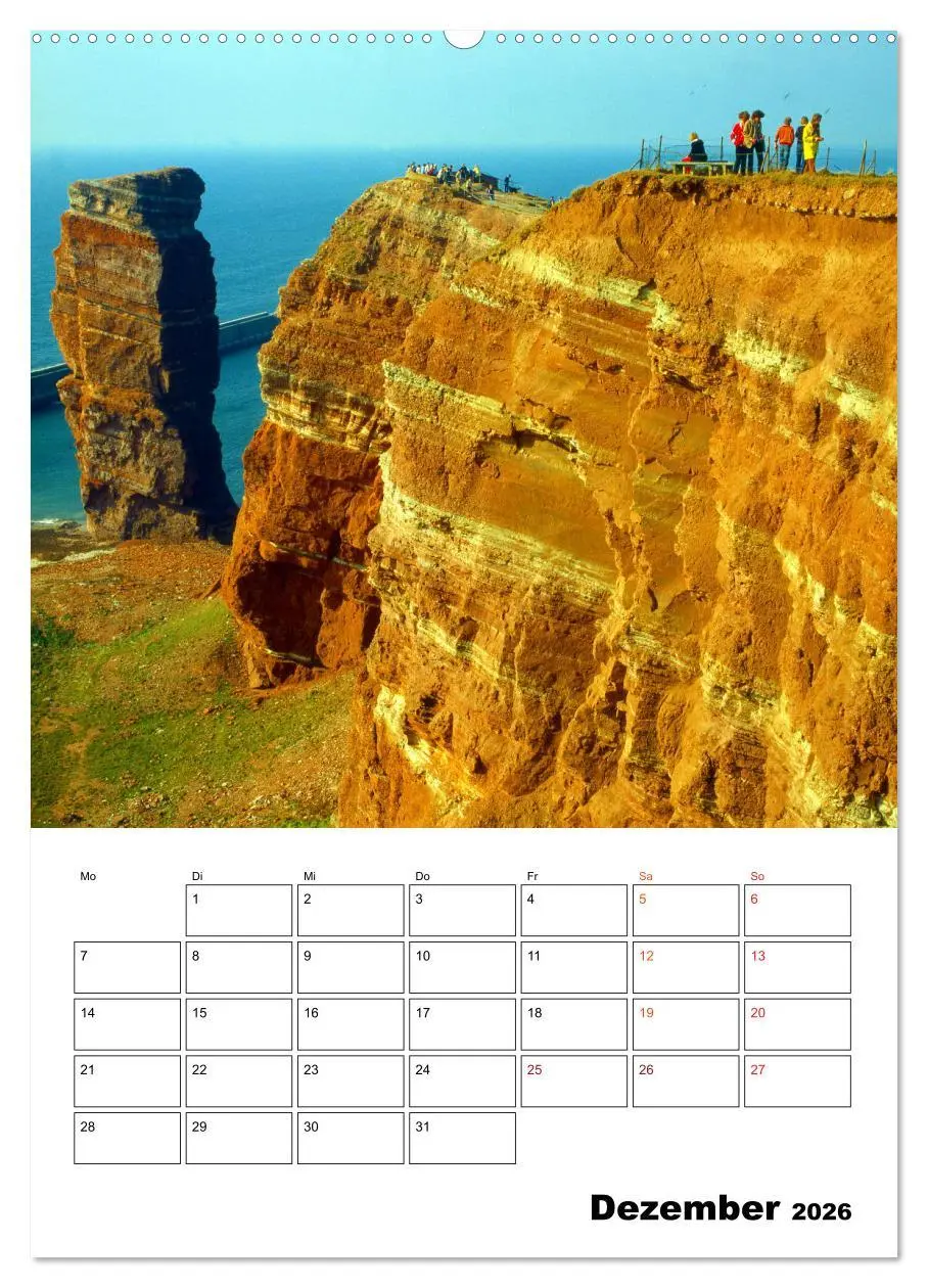Bild: 9783516391626 | Helgoland, Perle der Nordsee (Wandkalender 2026 DIN A2 hoch),...