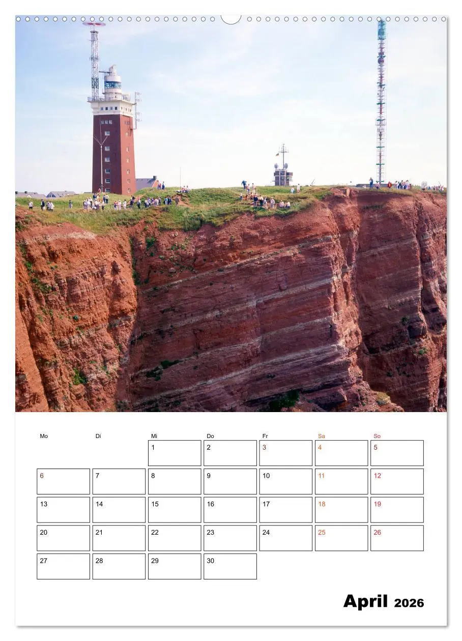 Bild: 9783516391626 | Helgoland, Perle der Nordsee (Wandkalender 2026 DIN A2 hoch),...