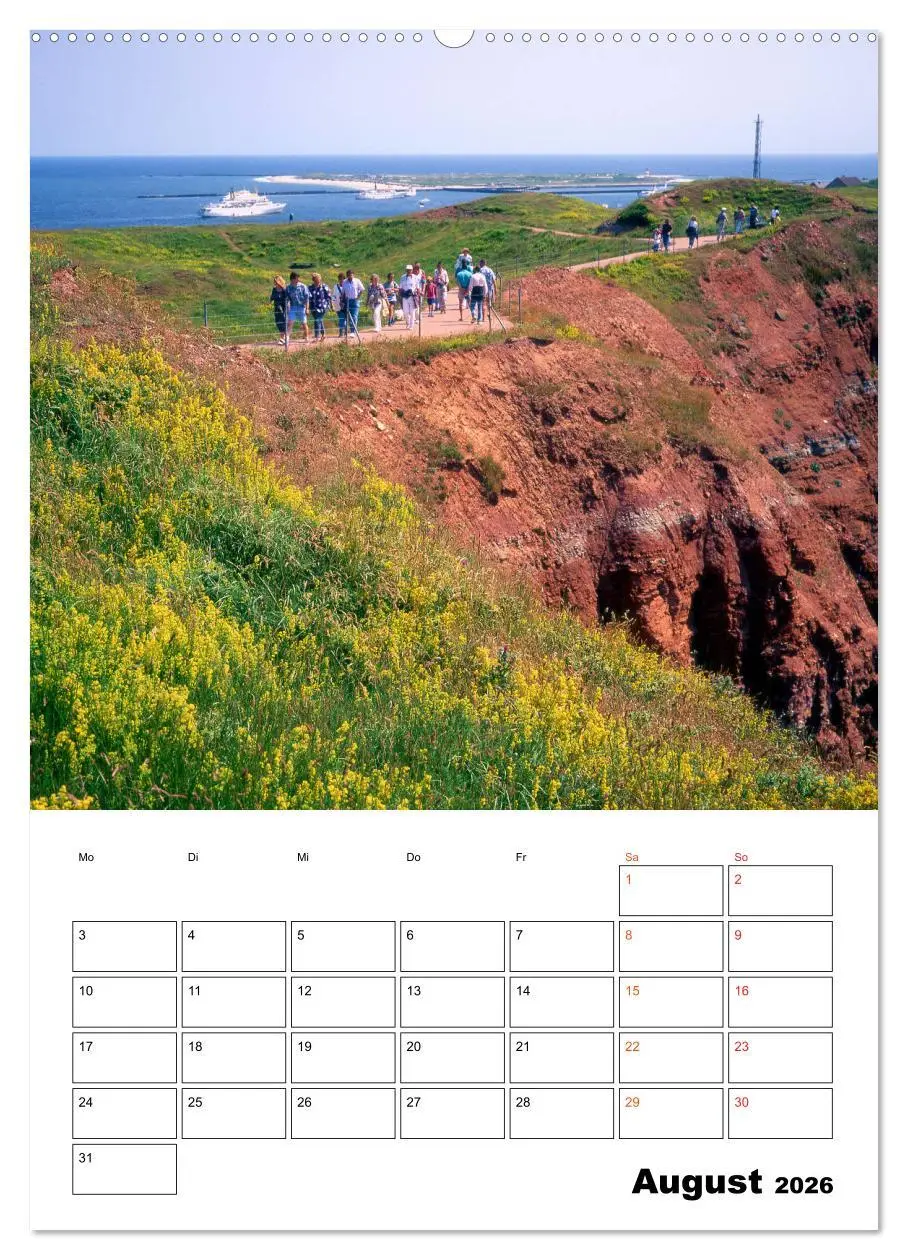 Bild: 9783516391626 | Helgoland, Perle der Nordsee (Wandkalender 2026 DIN A2 hoch),...