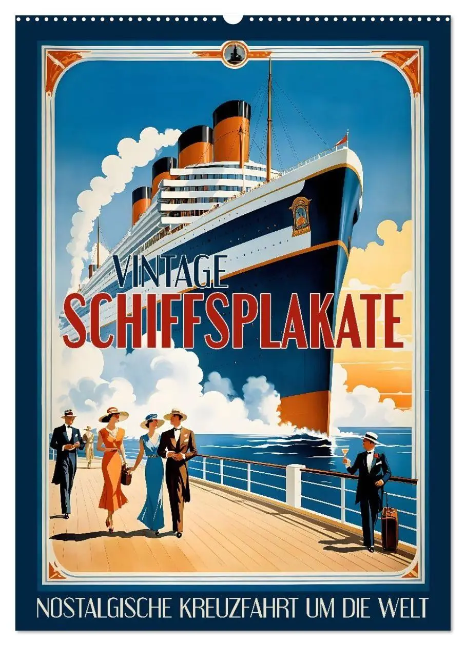 Cover: 9783516841626 | Vintage Schiffsplakate - nostalgische Kreuzfahrt um die Welt...