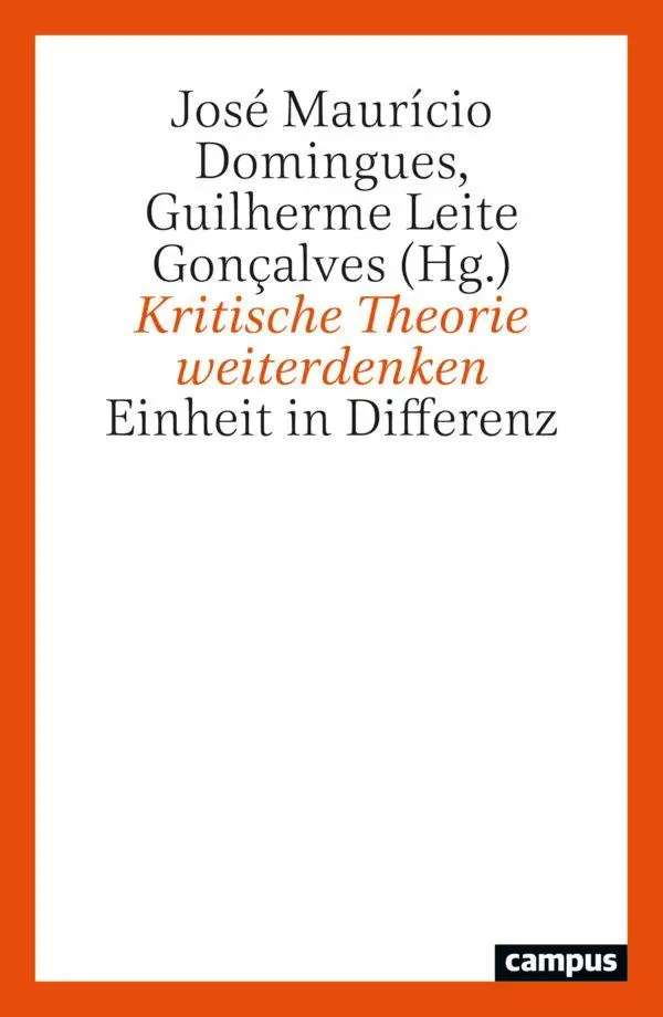 Cover: 9783593521626 | Kritische Theorie weiterdenken | Einheit in Differenz | Taschenbuch