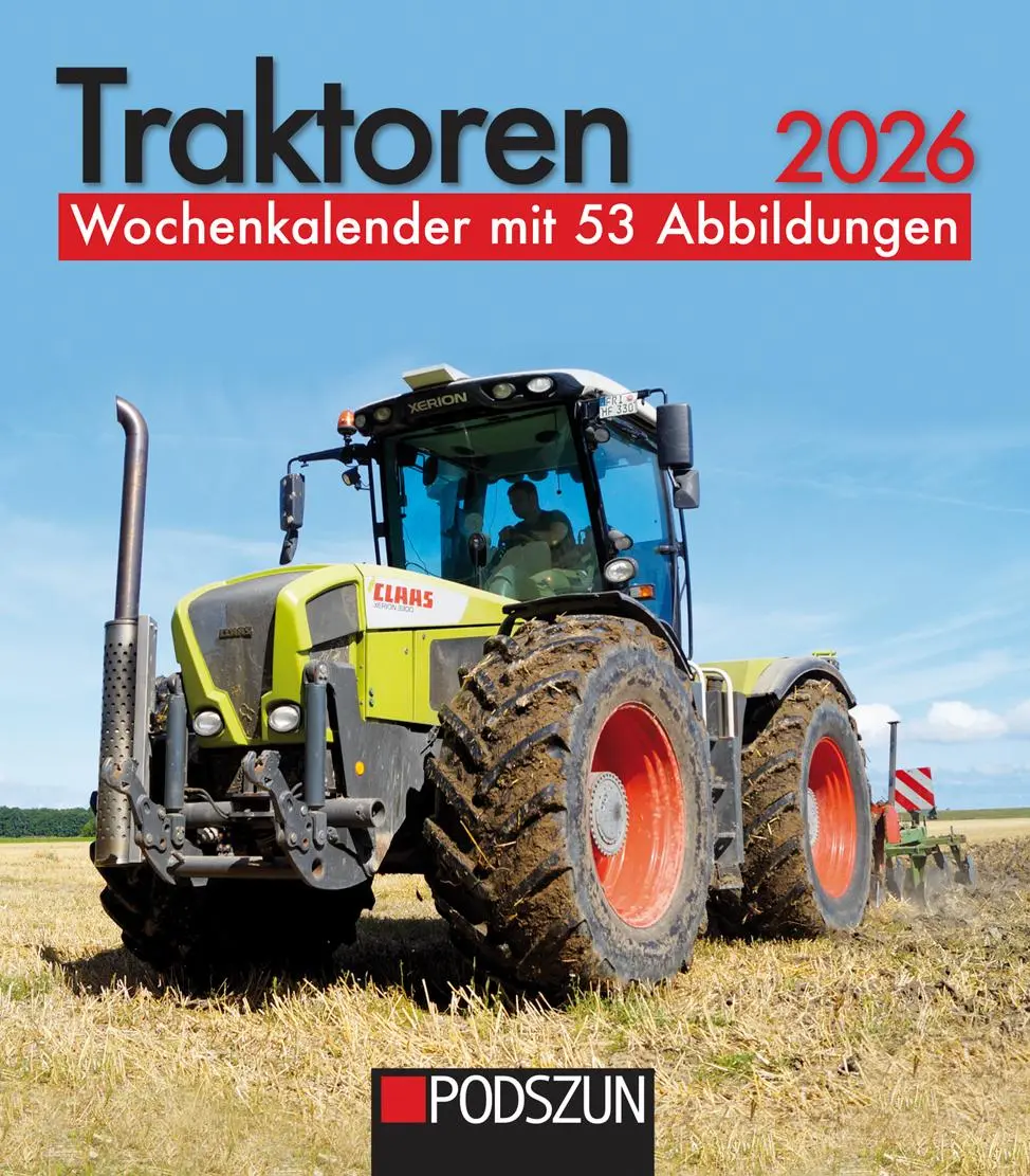 Cover: 9783751611626 | Traktoren 2026 | Wochenkalender mit 53 Abbildungen | Kalender | 53 S.