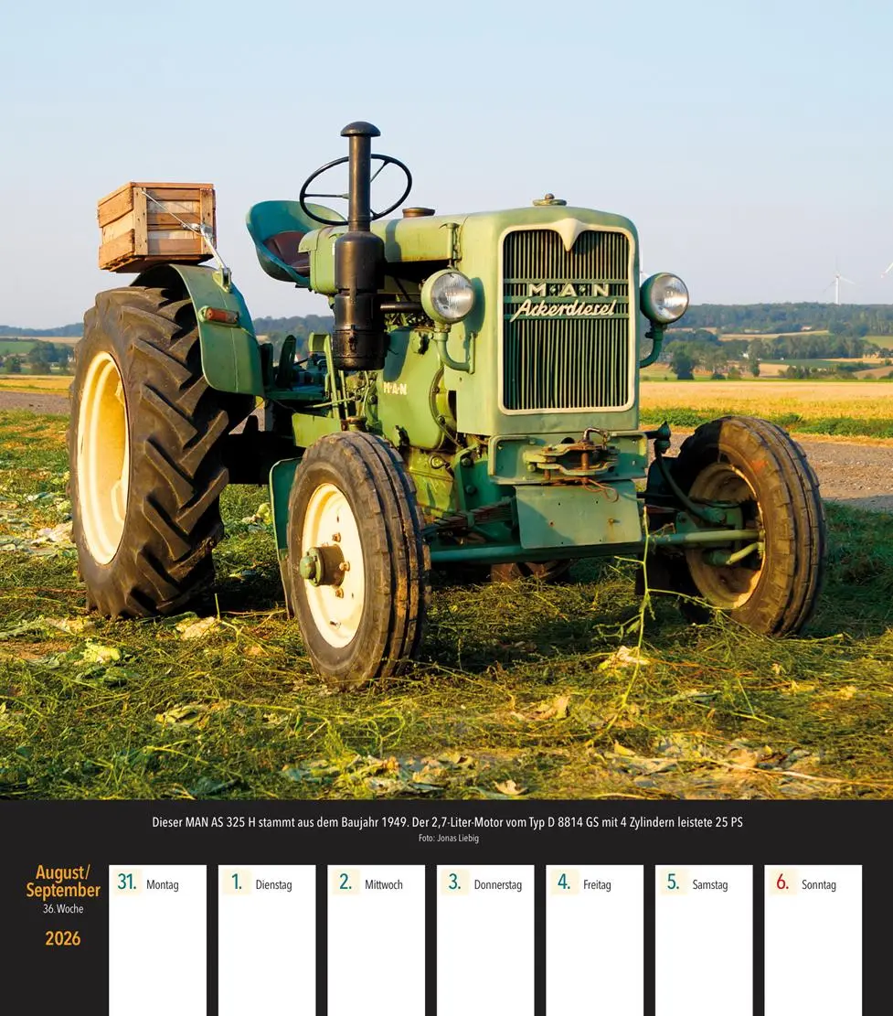 Bild: 9783751611626 | Traktoren 2026 | Wochenkalender mit 53 Abbildungen | Kalender | 53 S.
