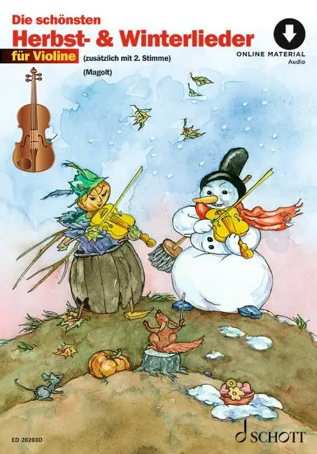 Cover: 9783795721626 | Die schönsten Herbst- und Winterlieder. 1-2 Violinen | Magolt (u. a.)