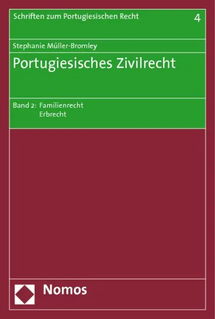 Cover: 9783832961626 | Portugiesisches Zivilrecht | Band 2: Familienrecht, Erbrecht | Buch Cover: 9783832961626 | Portugiesisches Zivilrecht | Band 2: Familienrecht, Erbrecht | Buch