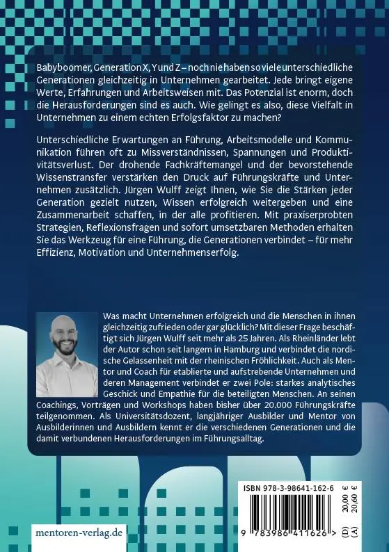 Rückseite: 9783986411626 | Leadership im Generationen-Mix | Jürgen Wulff | Taschenbuch | 300 S.