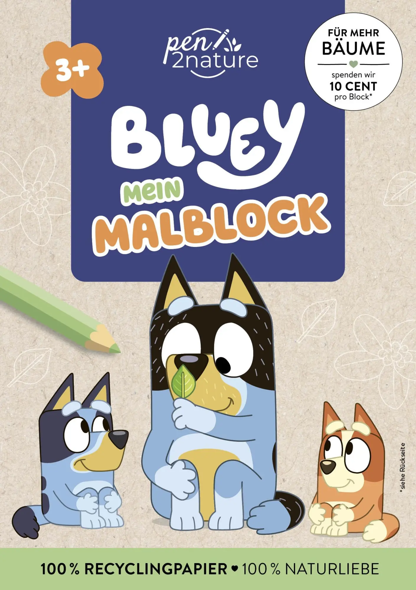 Cover: 9783987641626 | Bluey Mein Malblock | Pen2nature | Taschenbuch | 96 S. | Deutsch