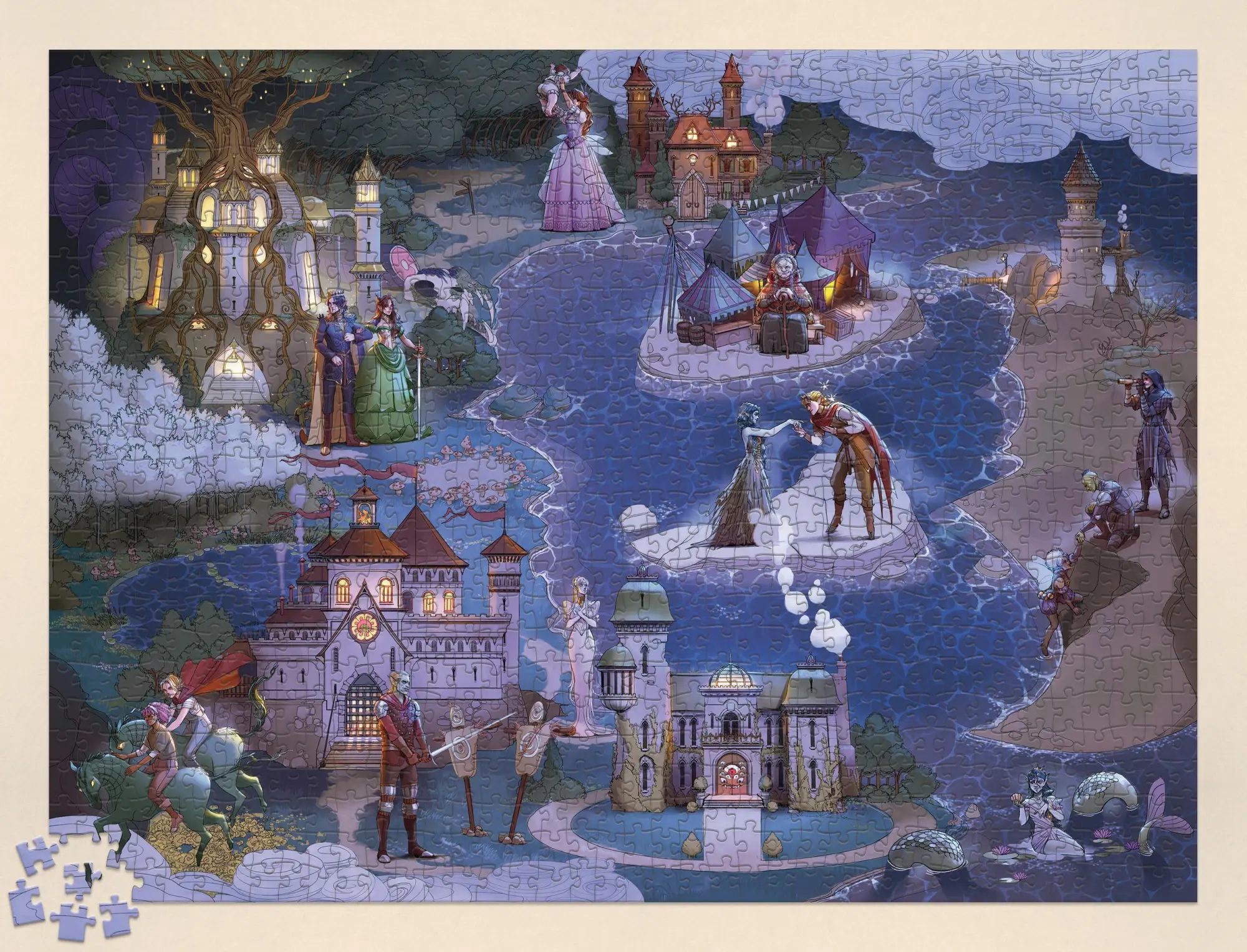 Bild: 9798894141626 | Holly Black's Isles of Elfhame 1,000-Piece Puzzle | Holly Black | 2026