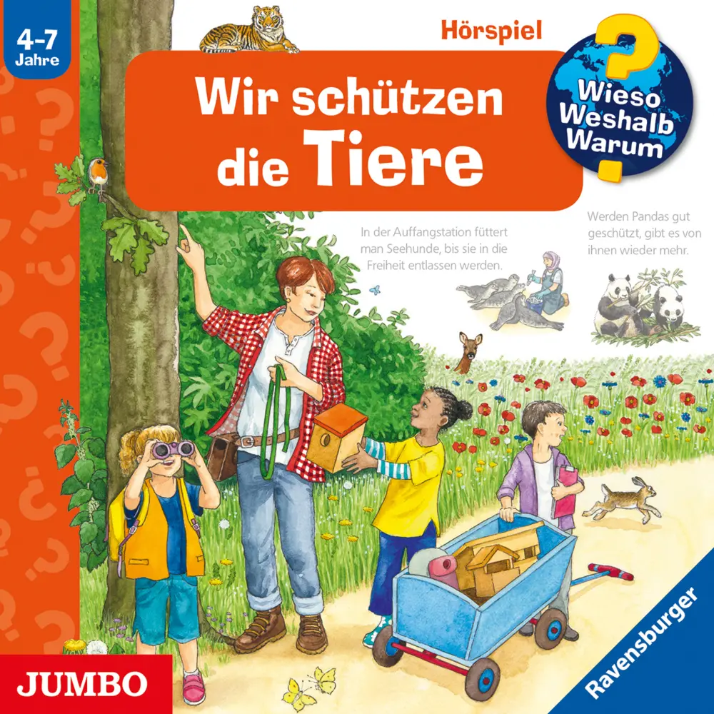 Cover: 4012144481726 | Wieso? Weshalb? Warum?: Wir schützen die Tiere, 1 Audio-CD | Audio-CD