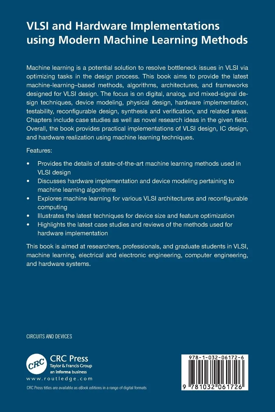 Rückseite: 9781032061726 | VLSI and Hardware Implementations using Modern Machine Learning...