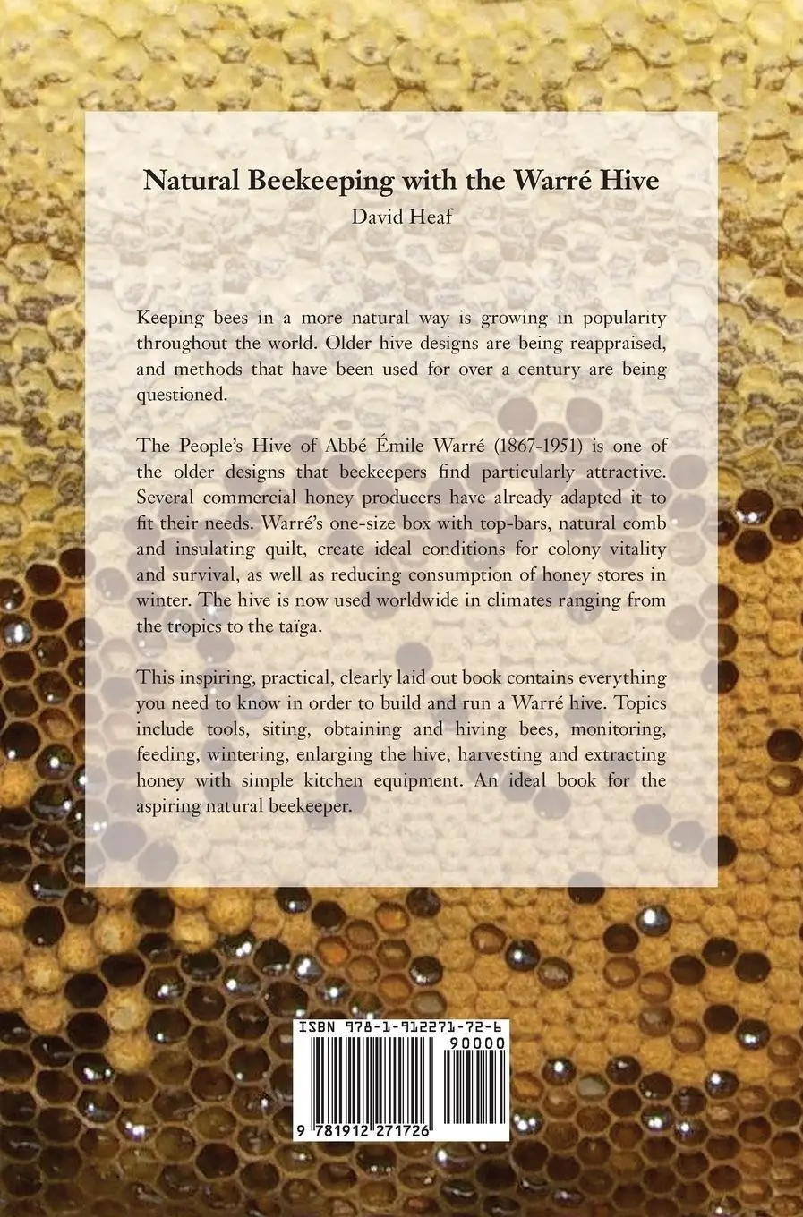 Rückseite: 9781912271726 | Natural Beekeeping with the Warre Hive | David Heaf | Buch | Englisch