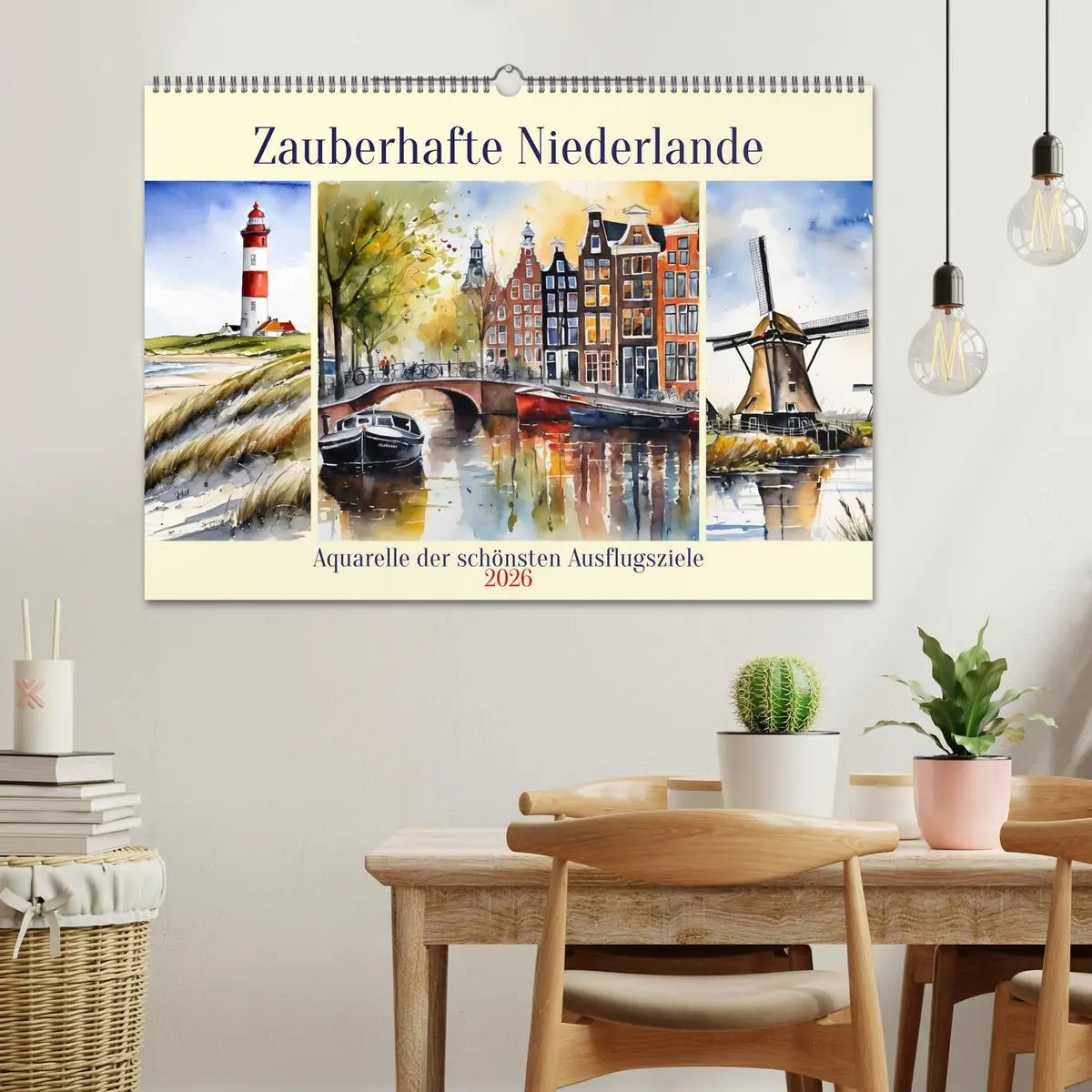 Bild: 9783457361726 | Zauberhafte Niederlande (Wandkalender 2026 DIN A2 quer), CALVENDO...