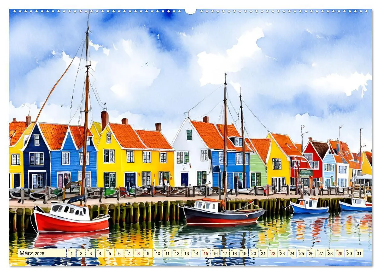 Bild: 9783457361726 | Zauberhafte Niederlande (Wandkalender 2026 DIN A2 quer), CALVENDO...