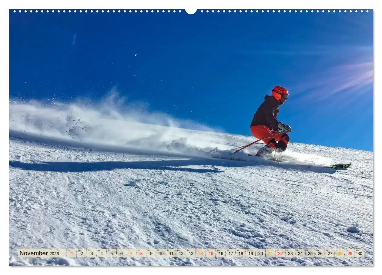 Bild: 9783457741726 | Skifahren - so schön (hochwertiger Premium Wandkalender 2026 DIN A2...
