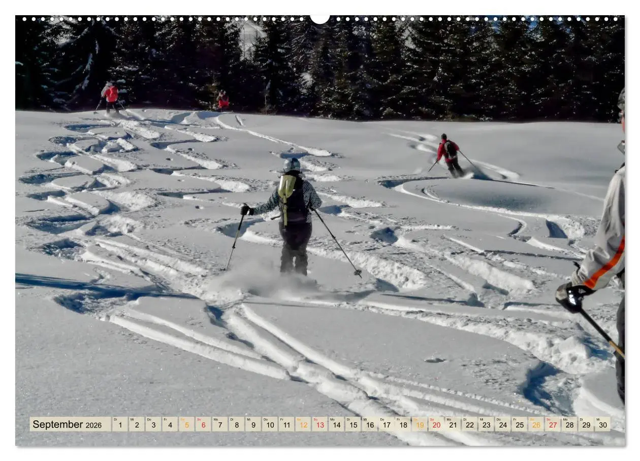 Bild: 9783457741726 | Skifahren - so schön (hochwertiger Premium Wandkalender 2026 DIN A2...