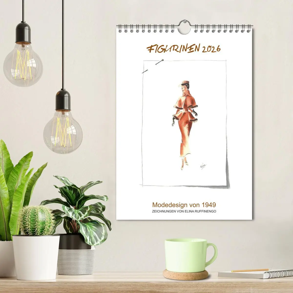 Bild: 9783516451726 | FIGURINEN 2026 - Modedesign von 1949 - Zeichnungen von Elina...