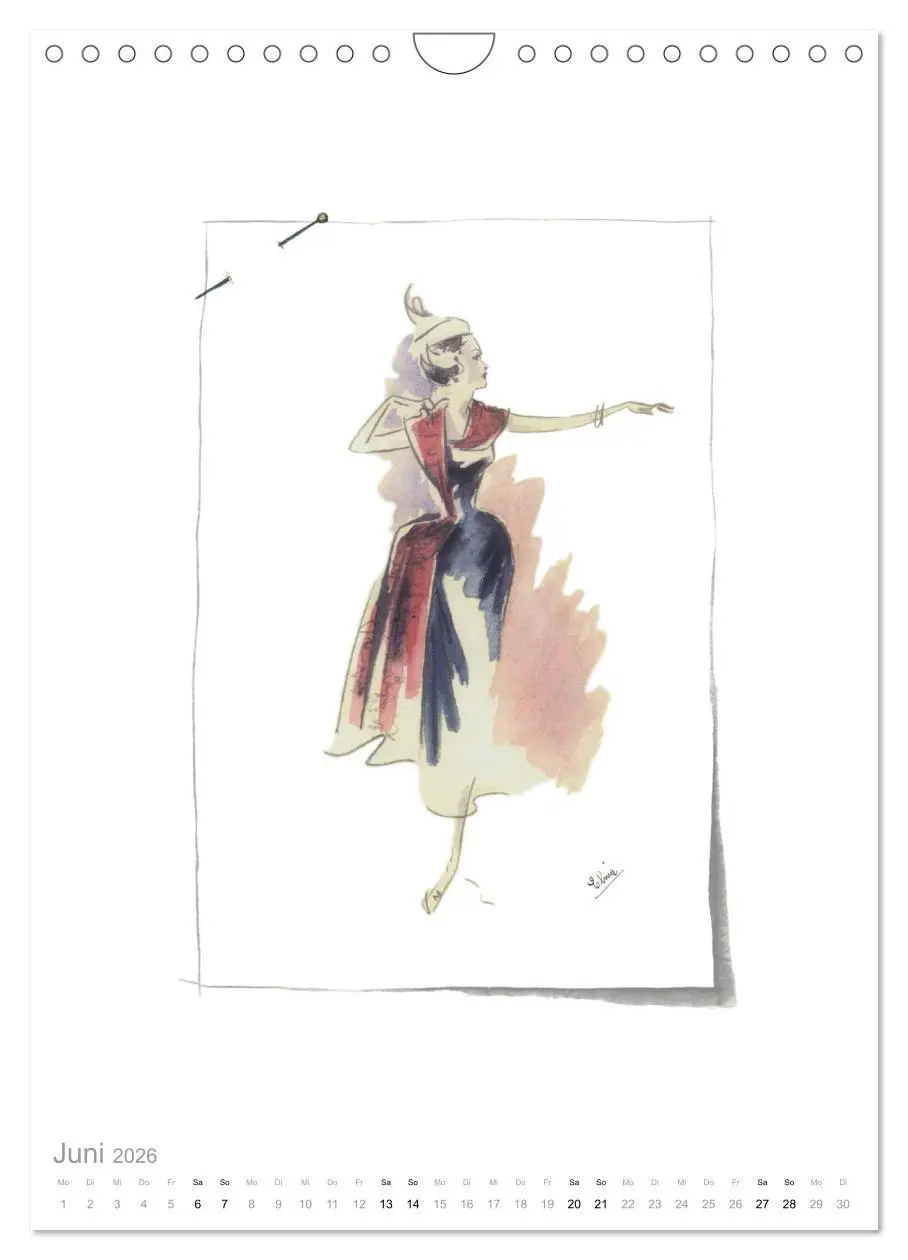 Bild: 9783516451726 | FIGURINEN 2026 - Modedesign von 1949 - Zeichnungen von Elina...