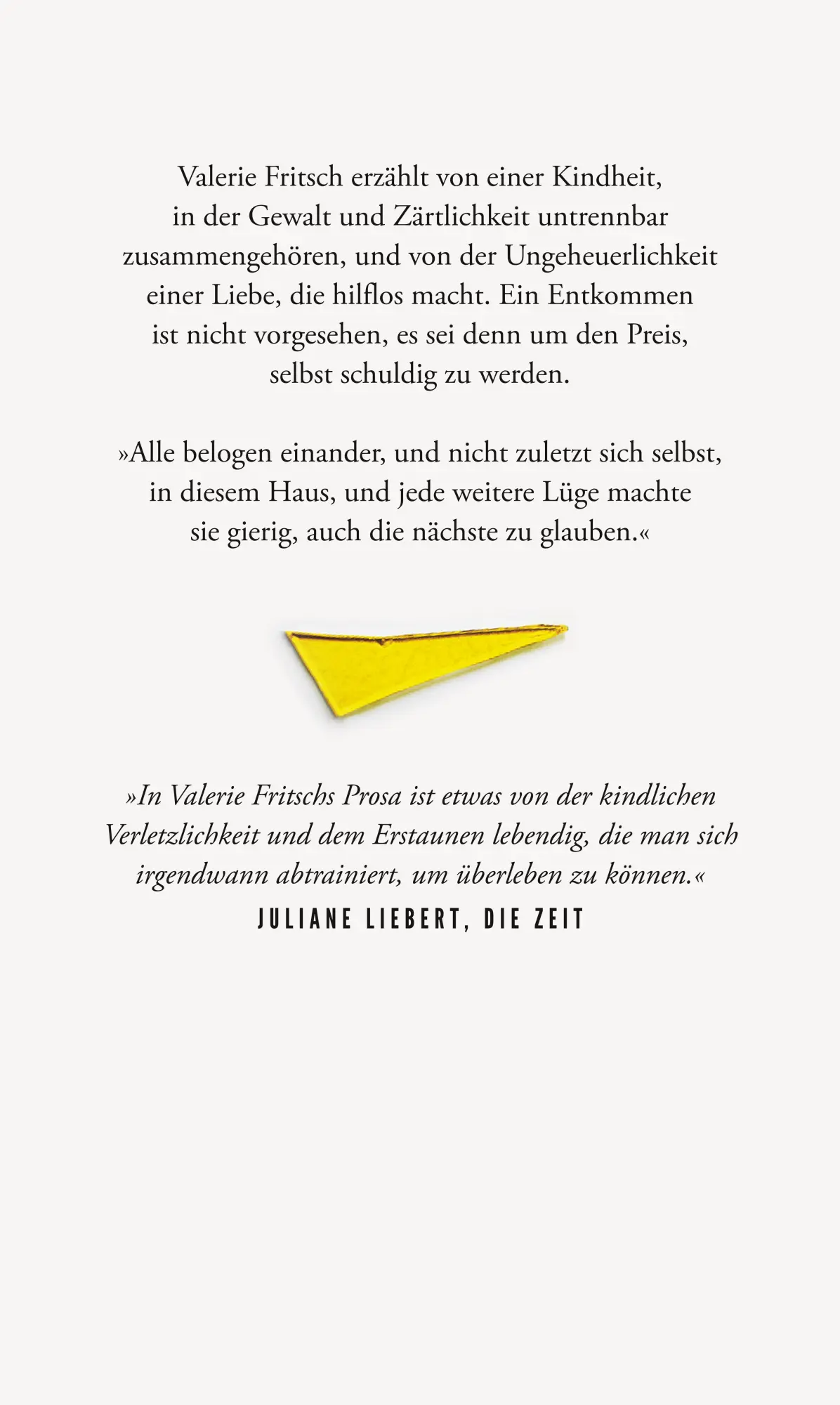 Rückseite: 9783518431726 | Zitronen | Valerie Fritsch | Buch | 186 S. | Deutsch | 2024