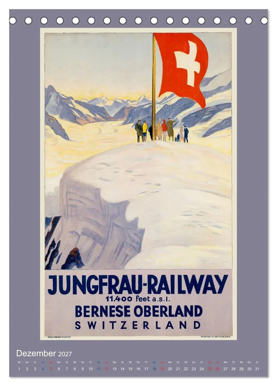 Bild: 9783569541726 | Historische Reiseplakate (Tischkalender 2027 DIN A5 hoch), CALVENDO...