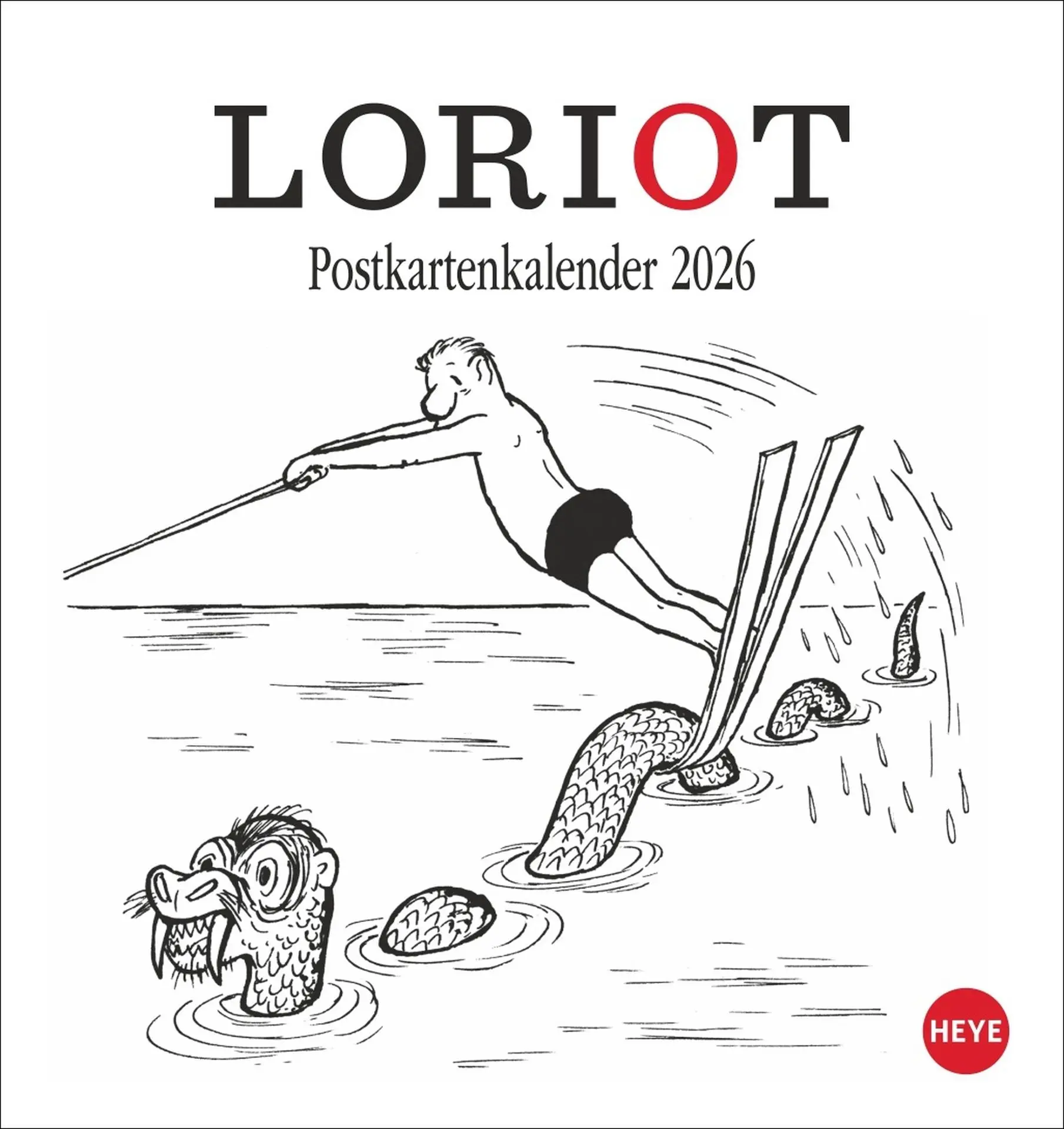 Cover: 9783756411726 | Loriot Postkartenkalender 2026 | Loriot | Kalender | Spiralbindung