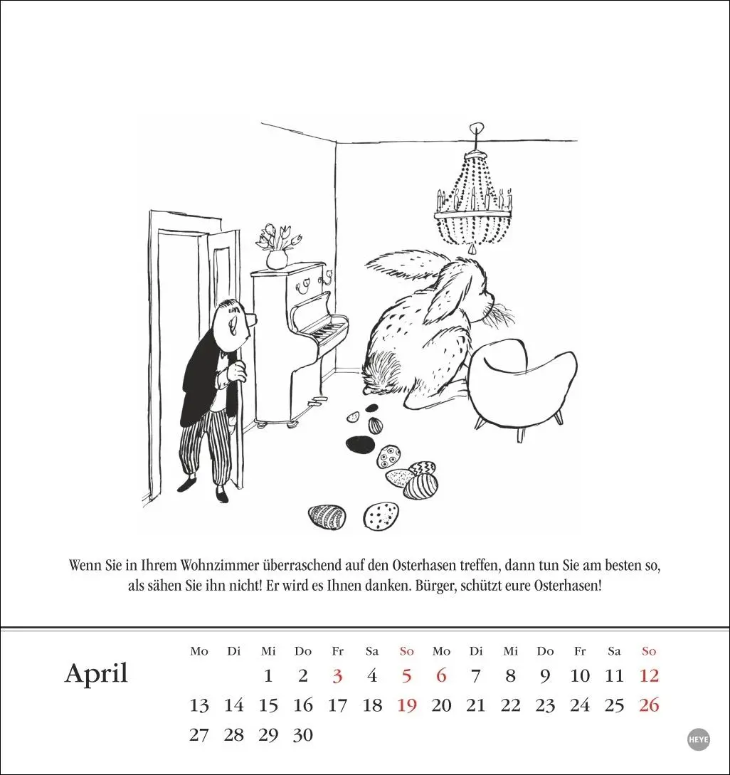 Bild: 9783756411726 | Loriot Postkartenkalender 2026 | Loriot | Kalender | Spiralbindung