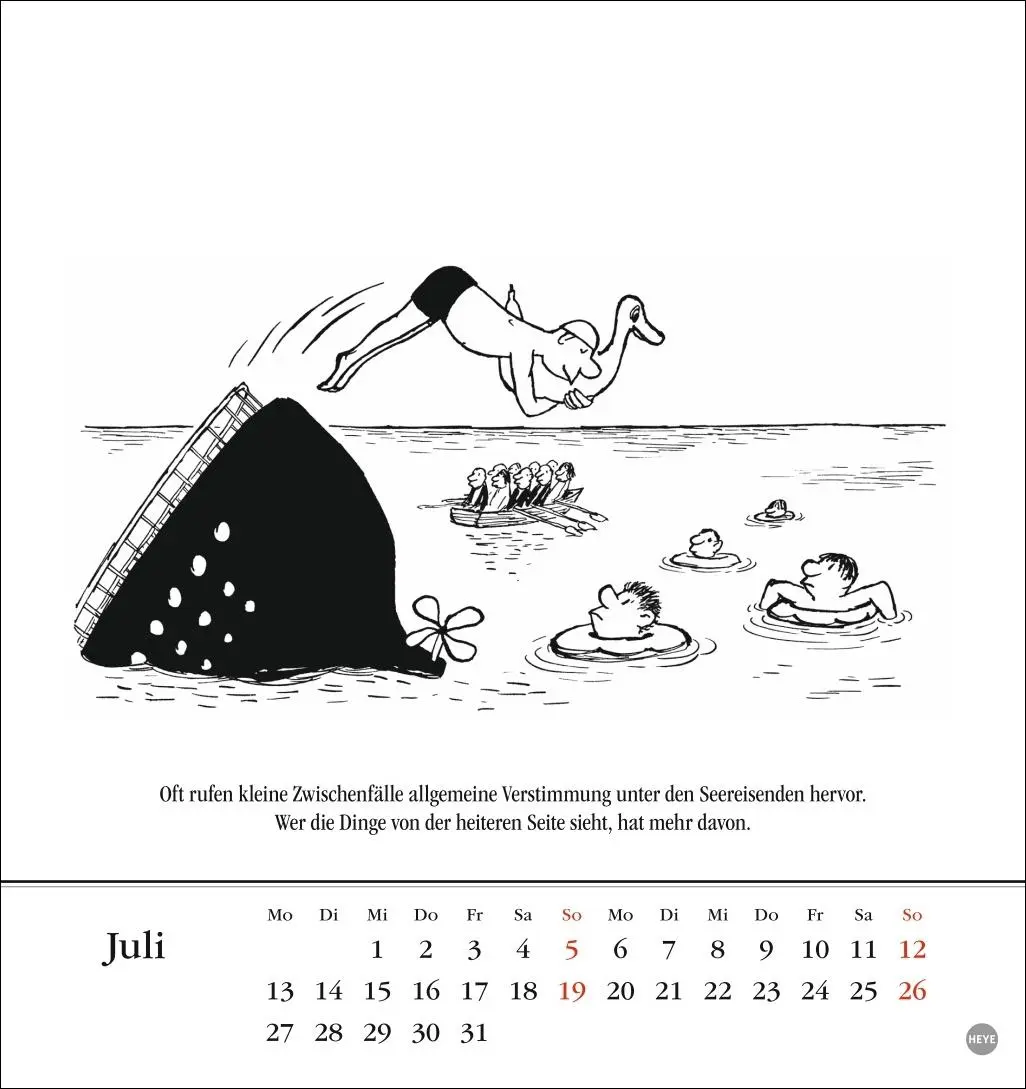 Bild: 9783756411726 | Loriot Postkartenkalender 2026 | Loriot | Kalender | Spiralbindung