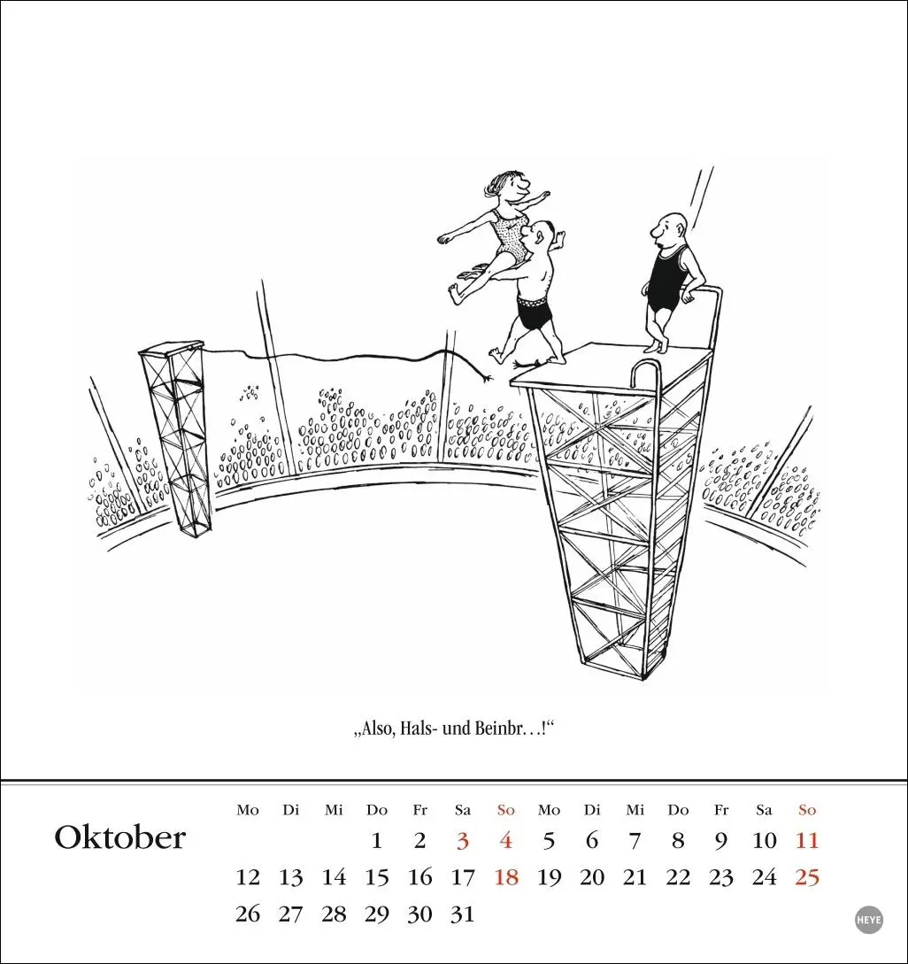 Bild: 9783756411726 | Loriot Postkartenkalender 2026 | Loriot | Kalender | Spiralbindung