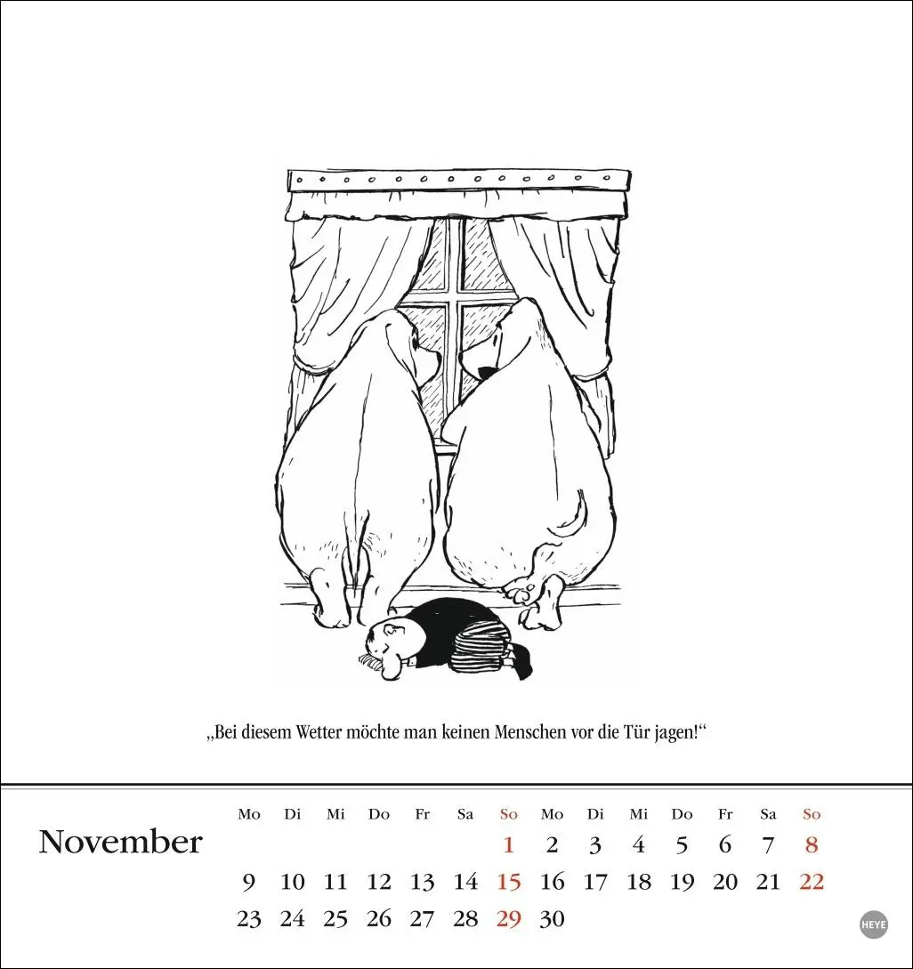 Bild: 9783756411726 | Loriot Postkartenkalender 2026 | Loriot | Kalender | Spiralbindung