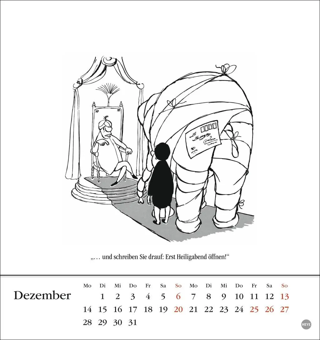 Bild: 9783756411726 | Loriot Postkartenkalender 2026 | Loriot | Kalender | Spiralbindung