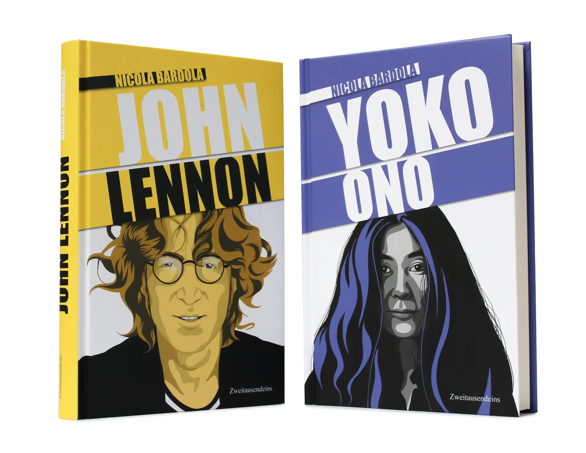 Cover: 9783963181726 | Yoko Ono &amp; John Lennon: Die Doppelbiografie (2 Bände). | Bardola