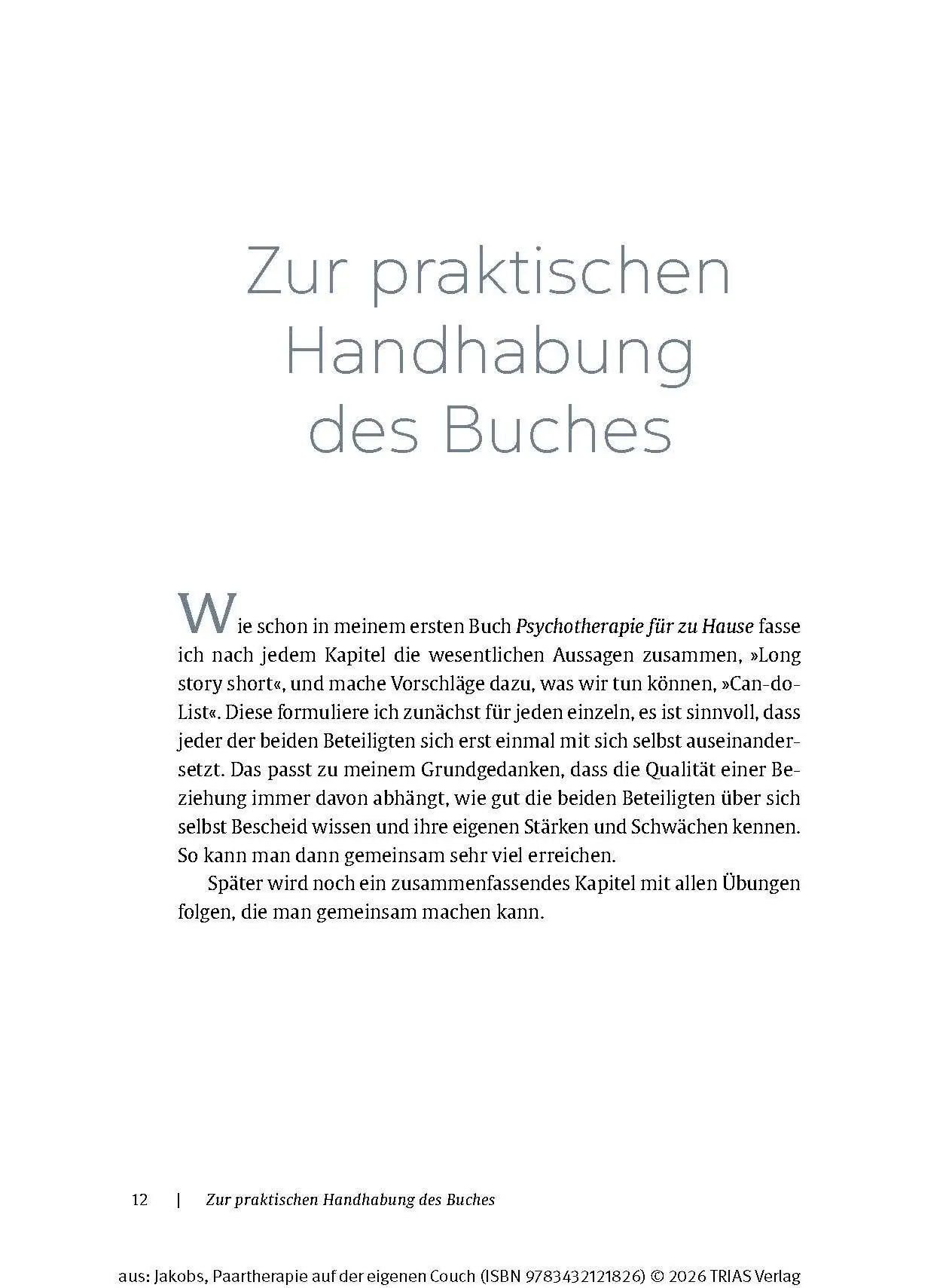 Bild: 9783432121826 | Paartherapie auf der eigenen Couch | Birgit Jakobs | Taschenbuch