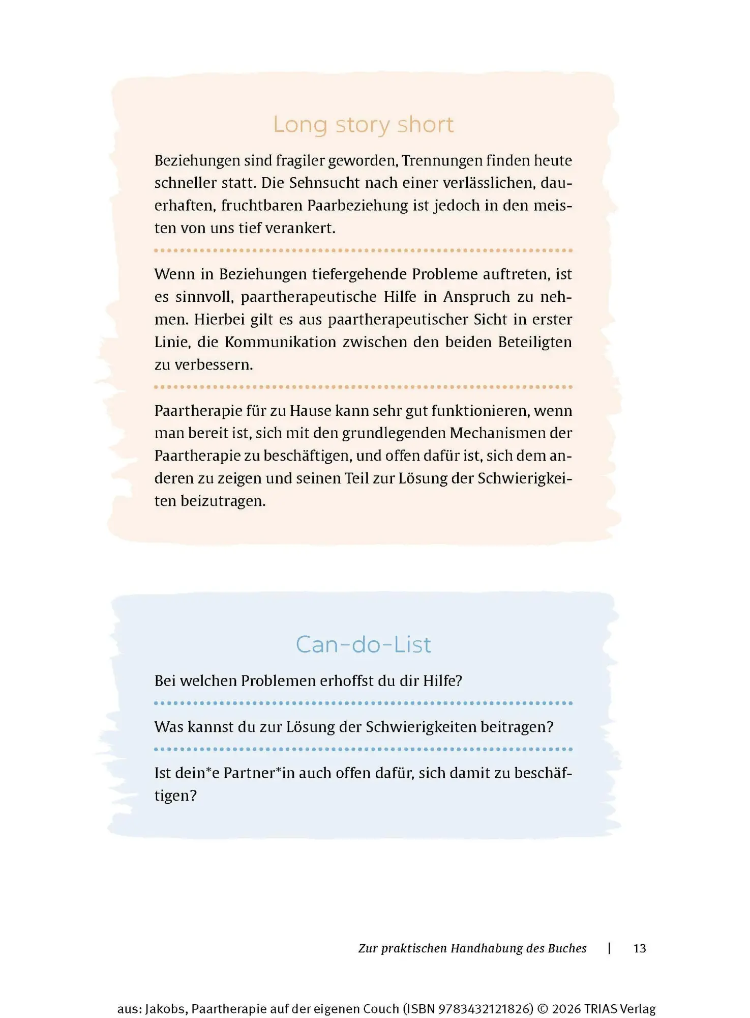 Bild: 9783432121826 | Paartherapie auf der eigenen Couch | Birgit Jakobs | Taschenbuch