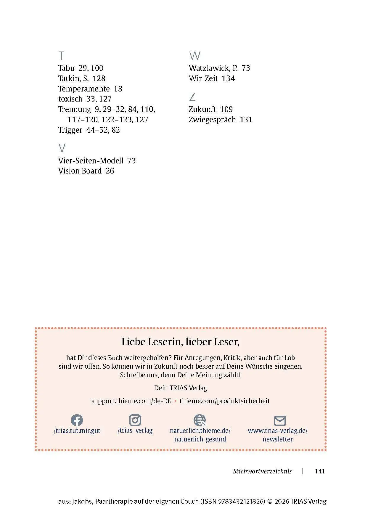 Bild: 9783432121826 | Paartherapie auf der eigenen Couch | Birgit Jakobs | Taschenbuch
